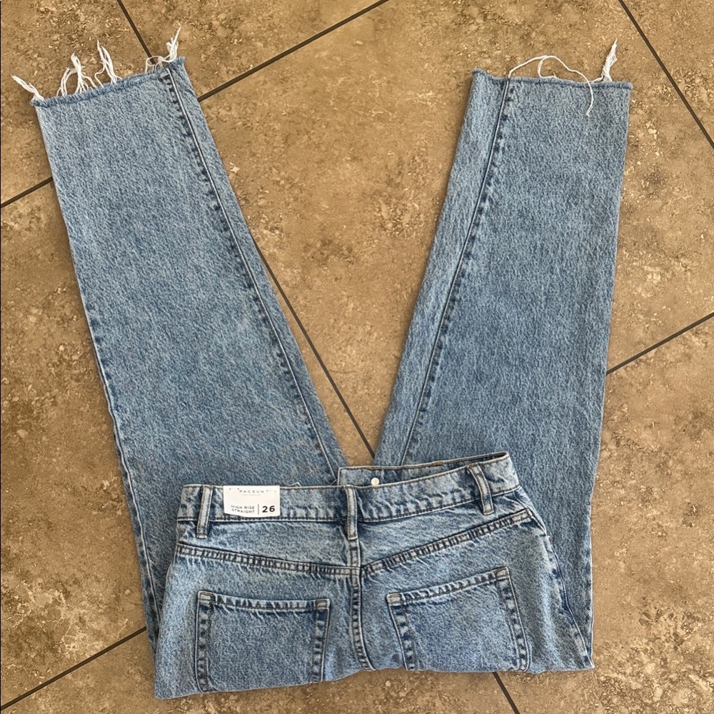 PacSun Denim Blue Ankle Jeans